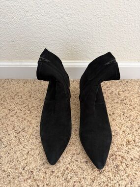 Loeffler Randall Suede Sock Boot, 8